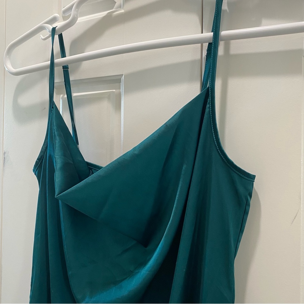 Xxxiticat Emerald Satin Dress